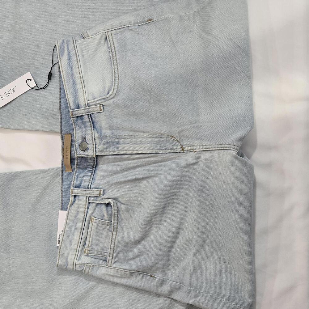 Joe's Jeans Mia Feelin Sparks Vintage Stretch High Rise Wide Leg Light Wash 33